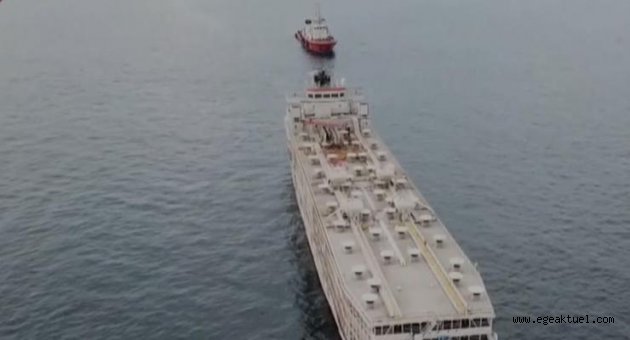 Şarbonu taşıyan gemi İzmir’e gelmiş!