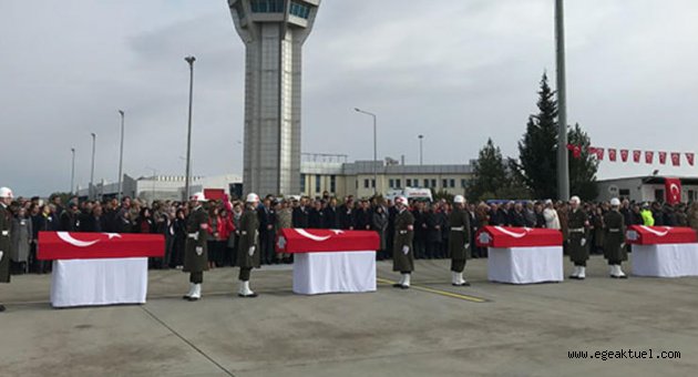 Şehit askerler, memleketlerine uğurlandı
