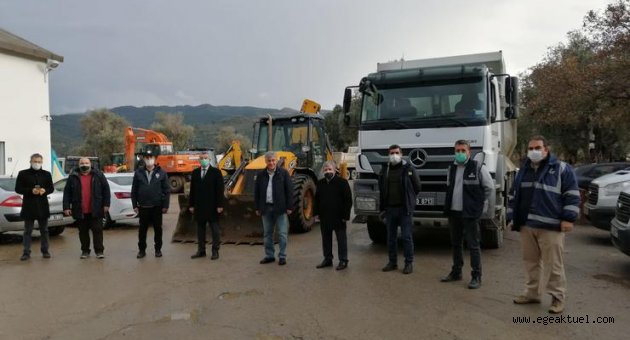Sel taşkınlarına karşı Güzelbahçe Belediyesi teyakkuzda