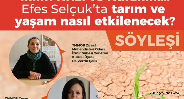 Selçuk'ta İklim krizi  söyleşisi