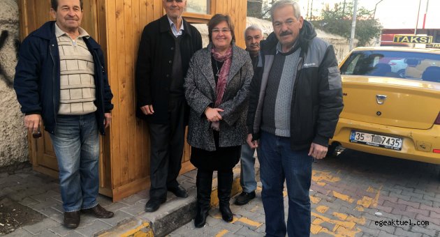 Sema Pektaş'tan esnafa ziyaret