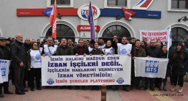 Sendika, 'grev kırıcı' İZBAN trenleri için iş mahkemesine başvurdu