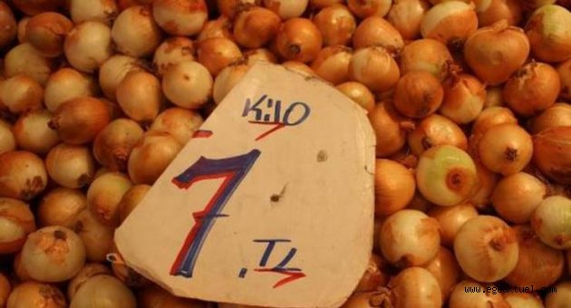 Soğanın kilogramı 7 lira oldu