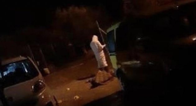 Sokak ortasında pompalı tüfek dehşeti!
