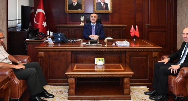 Soyer Vali Yavuz Selim Köşger’e hayırlı olsun ziyaretinde bulundu