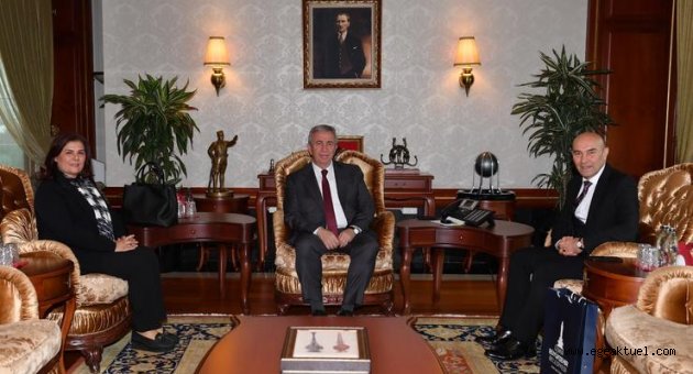 Soyer ve Çerçioğlu Mansur Yavaş’ı ziyaret etti