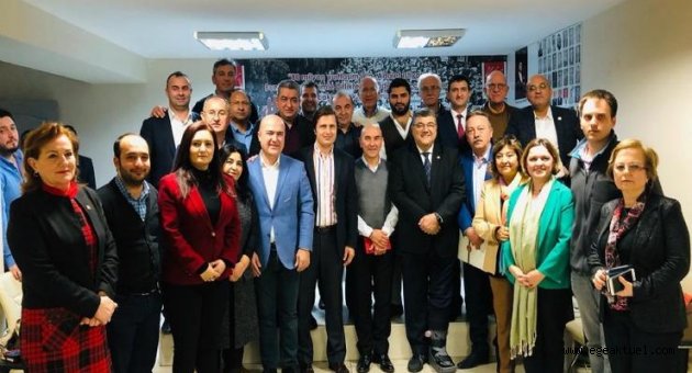 Soyer ve Yücel milletvekilleriyle buluştu