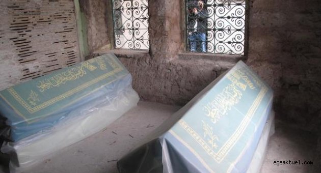 Suriye'de türbe taşırken İzmir'deki türbeden olmak