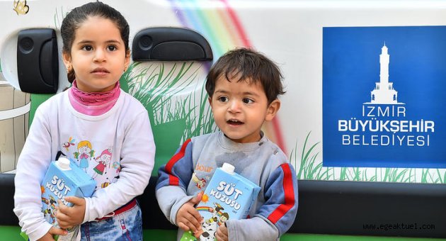 Suriyeli çocuklara İzmir şefkati