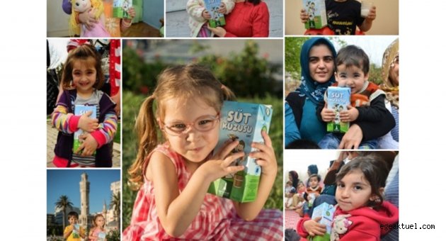 Süt içip büyüsünler diye..