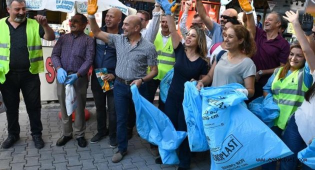 Tarihi çarşıda temizlik seferberliği