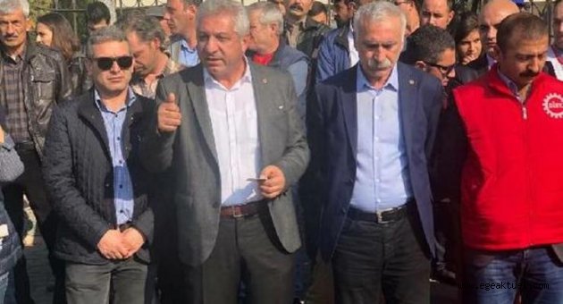 TARİŞ fabrikasından çıkarılan işçiler için DİSK'ten eylem
