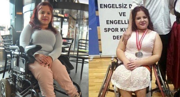 Tekerlekli sandalyede dansta Türkiye şampiyonu oldu
