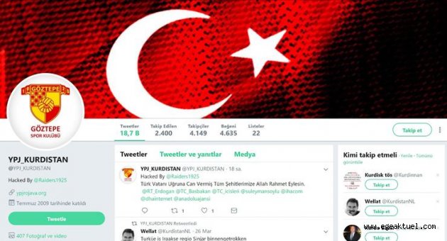 Terör örgütü YPJ’ye Türk bayrağı şoku