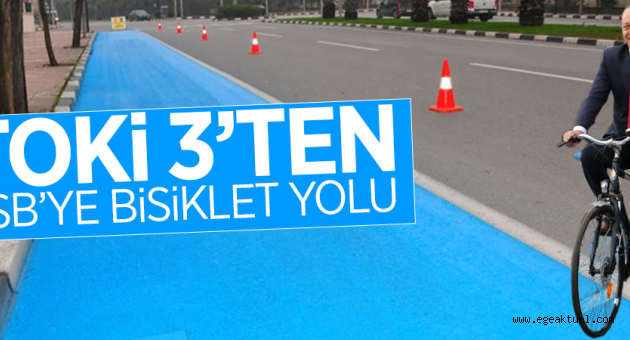 TOKİ 3’ten OSB’ye bisiklet yolu 