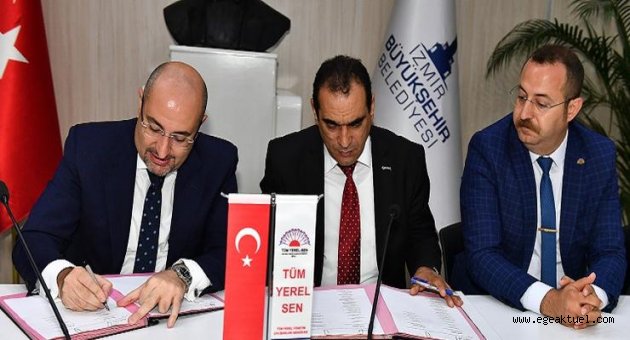 Toplu sözleşme için imzalar atıldı
