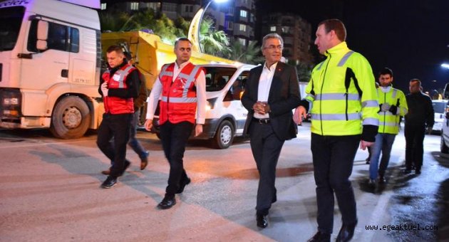 Torbalı’da 7/24 dezenfekte seferberliği