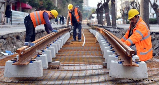 Tramvay Rayları Alsancak’ta