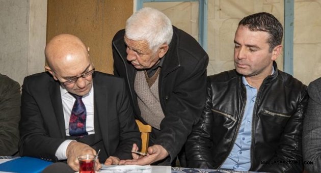 Tunç Soyer Bayındırlı muhtarlarla bir araya geldi