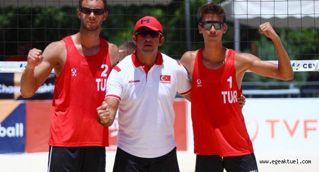 U20 Plaj Voleybolu Avrupa Şampiyonası sürüyor