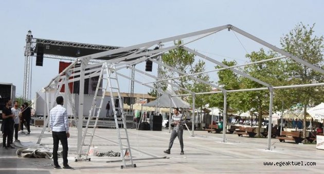Urla Enginar Festivali’ne hazırlanıyor