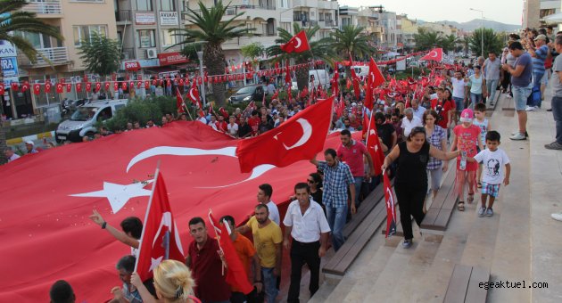 Urla tek yürek olarak teröre hayır dedi