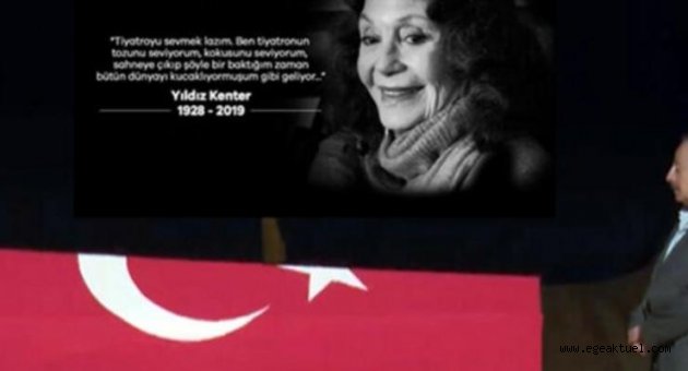 Usta sanatçı Yıldız Kenter'e veda