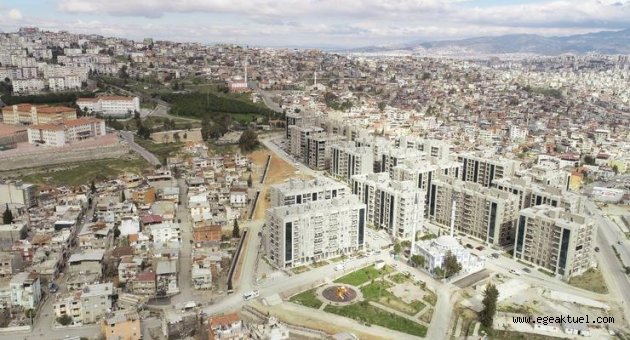 Uzundere Karabağlar’ın örnek mahallesine dönüşüyor