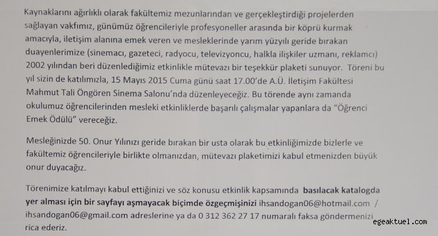 Yaşar Eyice'nin 50. yıl Gururu