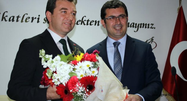 Yeni başkan Hakan Koştu göreve başladı