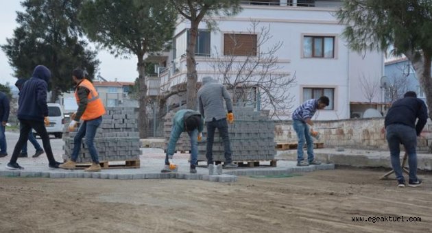 Yeni Şakran’da yollar yenileniyor
