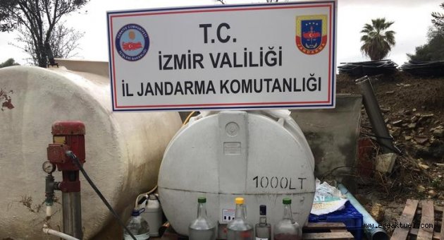 Yılbaşı öncesi Çeşme’de 758 litre kaçak içki ele geçirildi