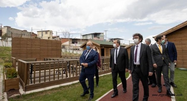 Yüksel Taşkın’dan Konak’ın sosyal tesislerine tam not