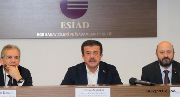 Zeybekci ESİAD’da konuştu : “Şehrinizin tarafı olun”