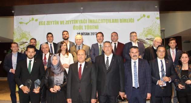 Zeytin ve zeytinyağı ihracatçılarında ödül coşkusu