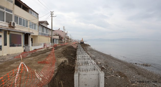 “Zeytinalanı Sahil Düzenlenmesi”  devam ediyor. 