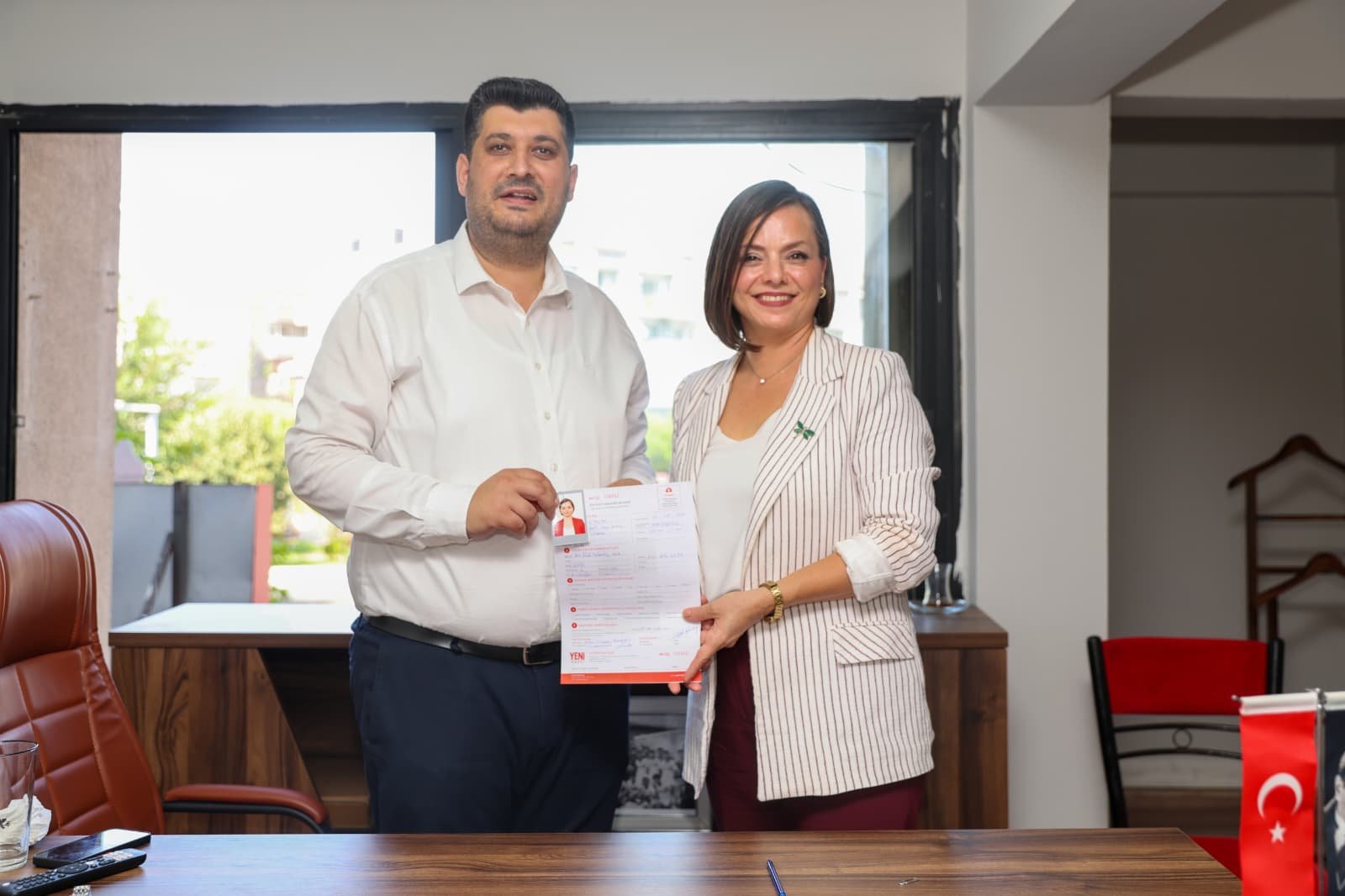 Başkan Helil Kınay, Yeni Parti’ye katıldı