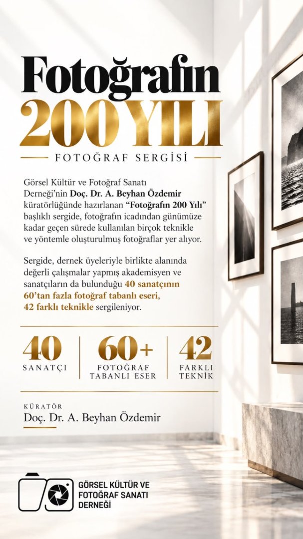 “Fotoğrafın 200 Yılı” Sergisi 20 Ekim’de Açılıyor